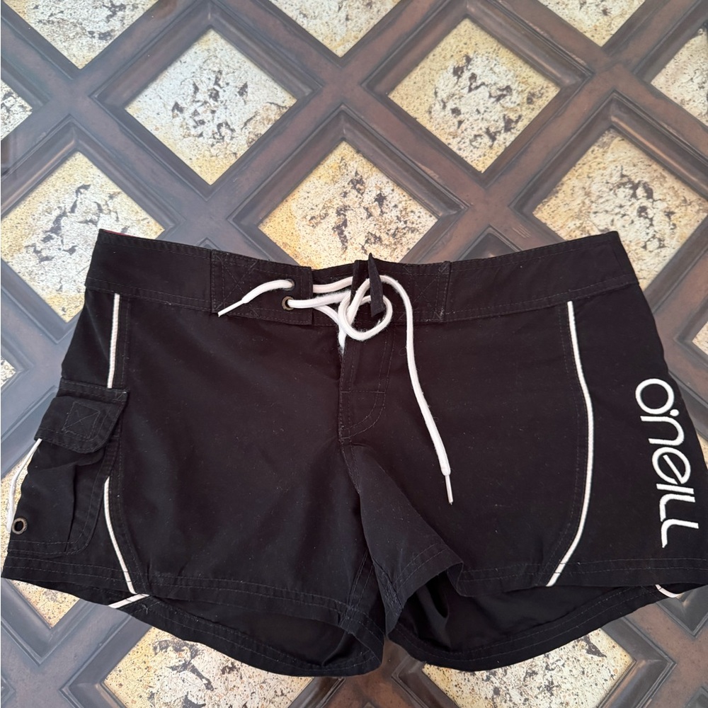 O'Neill Women's Black Cargo Swim Shorts